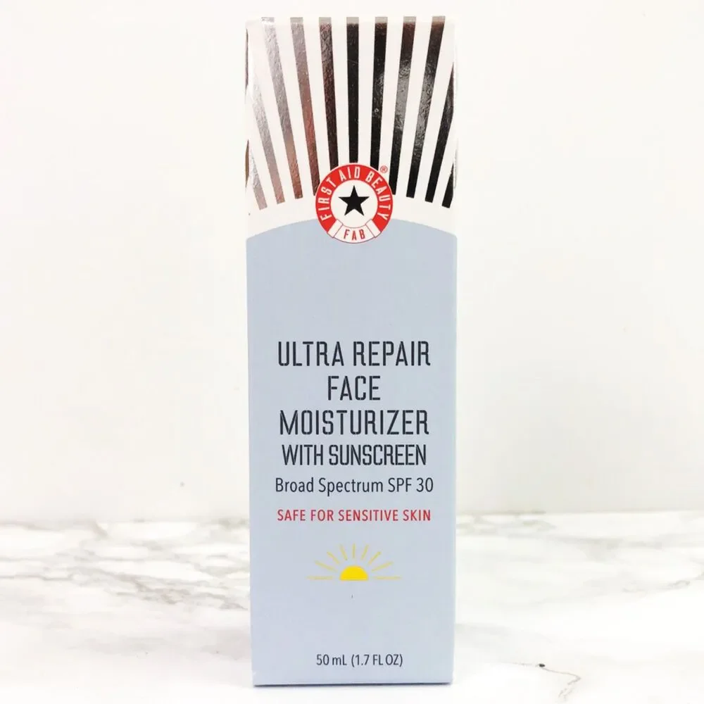NIB First Aid Beauty Ultra Repair Face Moisturizer with Sunscreen SPF 30